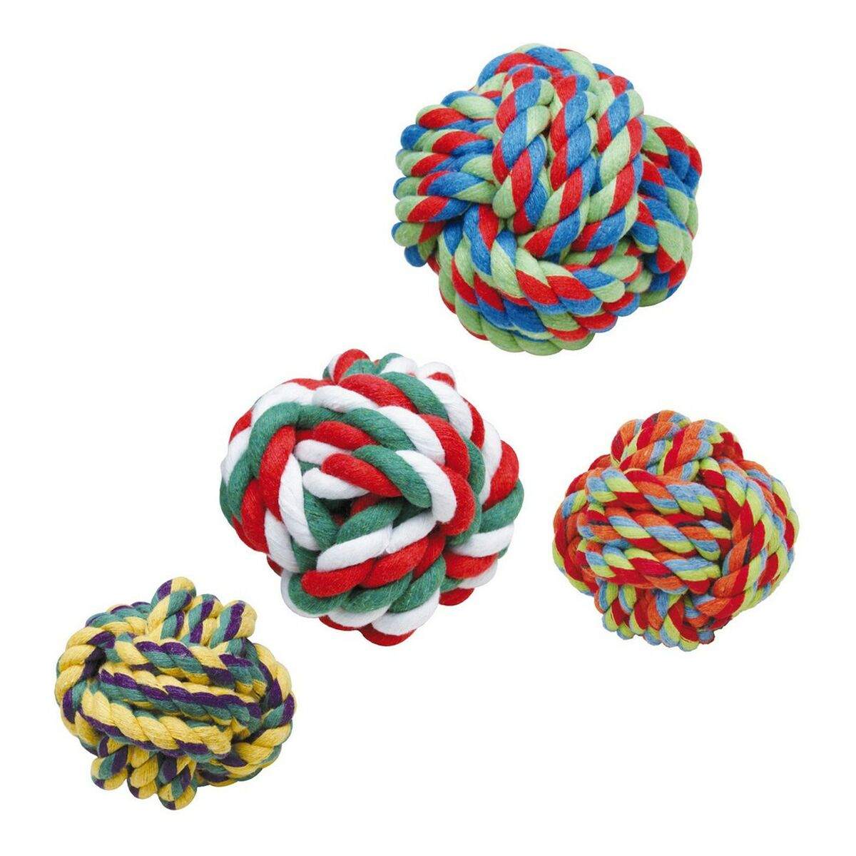 Dog toy Gloria Polyester Cotton Multicolour (6-7 cm) - Majpet