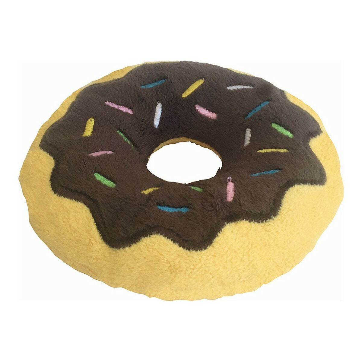 Soft toy for dogs Gloria 3 x 5 x 14 cm Chocolate Donut Brown - Majpet