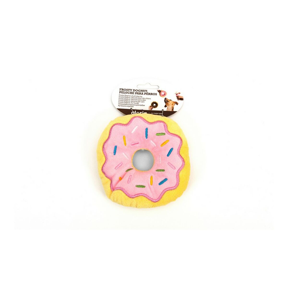 Soft toy for dogs Gloria Frosty Donut Pink - Majpet