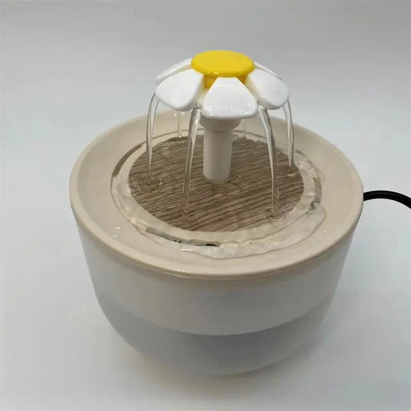 Pets Water Fountain Auto Filter USB Electric Mute Cat Drinker Bowl - Majpet
