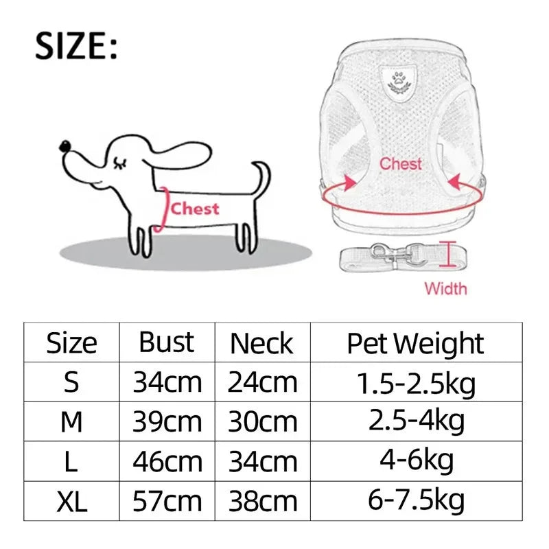 New Pet Walking Gog Walking Cat Chest Strap Outdoor Traction Rope - Majpet