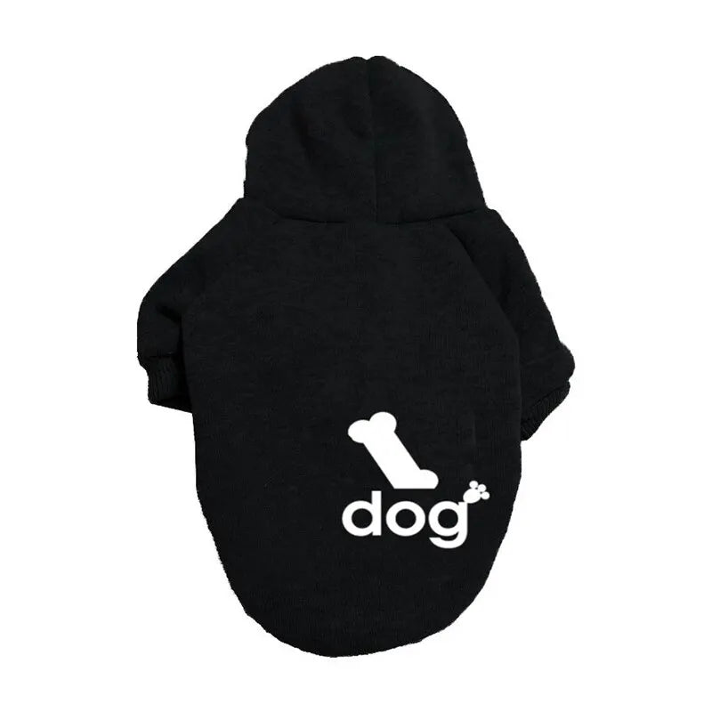 Trendy Bone Letter Print Pattern Designer Pet Cat Clothing Autumn And - Majpet