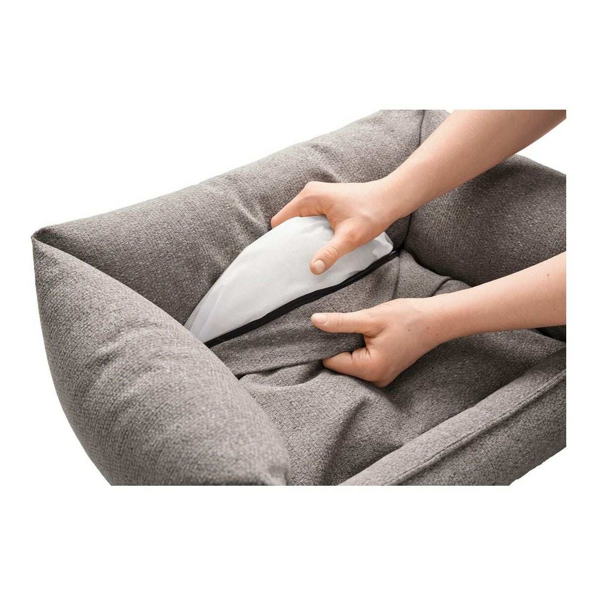 Dog Sofa Hunter Prag 70 x 50 cm Grey - Majpet