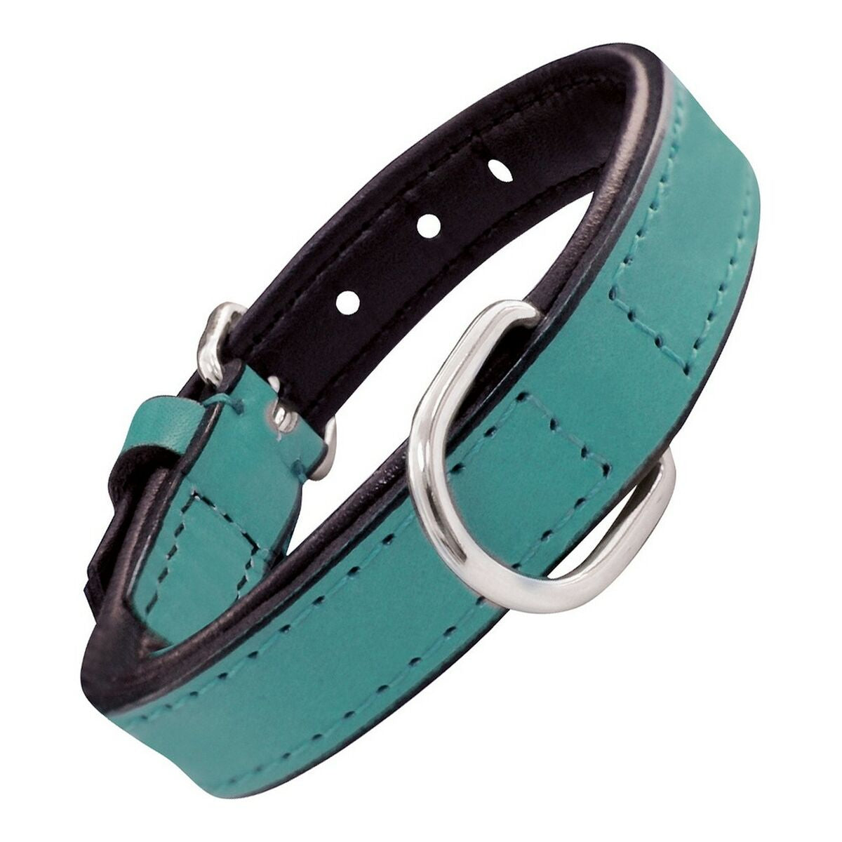 Dog collar Gloria Padded Turquoise 55 cm (55 x 2,5 cm) - Majpet