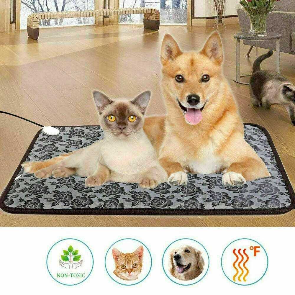 Thermal Heating Waterproof Bed Pad for Pets with Adjustable - Majpet