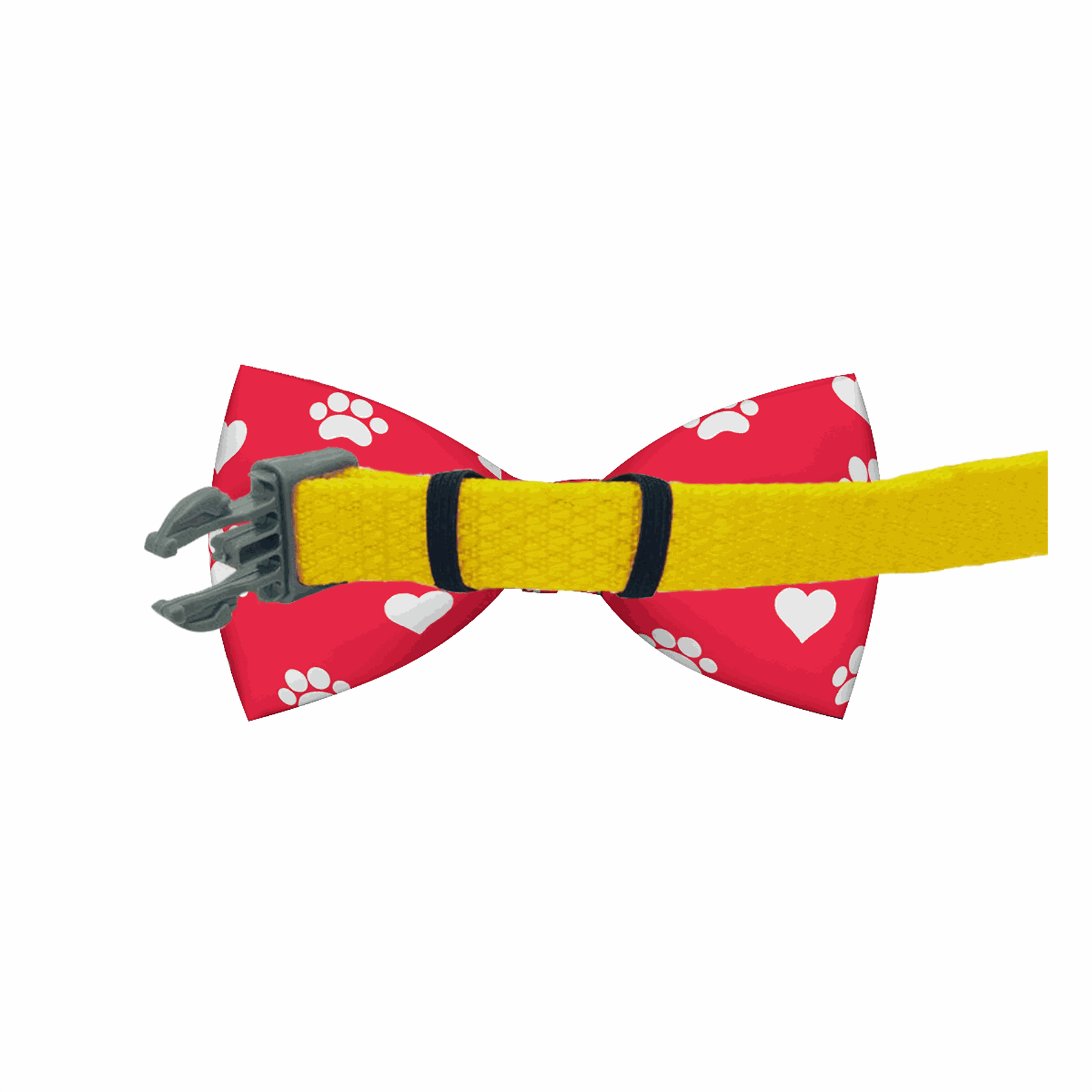 Hearts Red Pet Bow Tie - Majpet