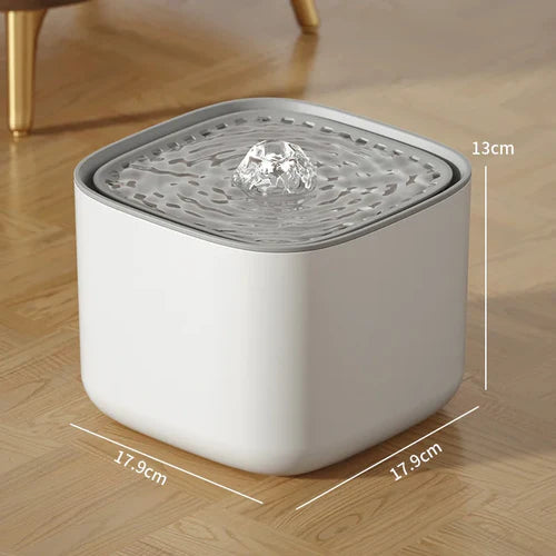 3L Cat Water Fountain Auto Recirculate Filter Large Capacity Filtring - Majpet