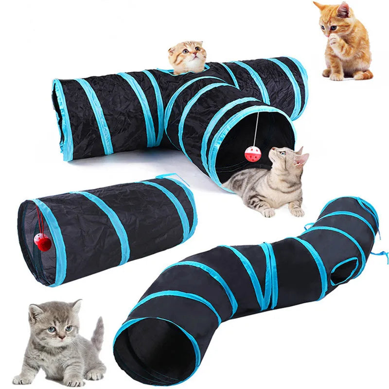 Cat Tunnel Pet Supplies Cat S T Pass Play Tunnel Foldable Cat Tunnel - Majpet