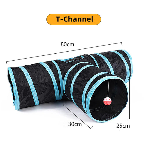 Cat Tunnel Pet Supplies Cat S T Pass Play Tunnel Foldable Cat Tunnel - Majpet