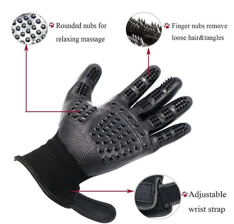 Pet Grooming Gloves - Majpet